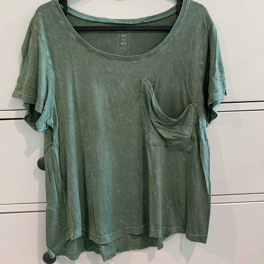Pacsun (Me to We) Green Pocket T-shirt